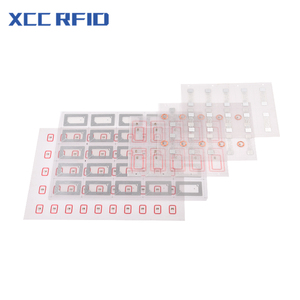 Yüksek kalite 5*5 veya 3*7 veya 4*8 PVC levha yüksek frekans 13.56mhz rfid çip kartı prelam levha kakma - Product Image 5