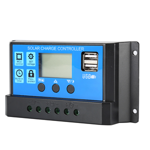 PWM Solar laderegler 12V/24V 10A -60A LCD-Display & 2 USB für Blei-Säure-Batterien Beleuchtungs regler Spannungs regler - Product Image 4