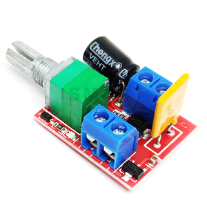 Regolatore di velocità del motore 3-35V 12V 24V PWM DC regolatore di controllo della velocità regolabile interruttore LED ventola Dimmer - Product Image 4