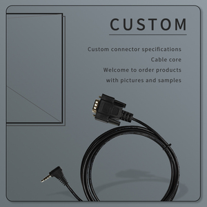 Yüksekliği miktar veri transferi 9 Pin Rs232 Db9 ses 3.5 3 kutup 4 kutuplu Stereo Aux kablosu Rs232 Db9 Jack 3.5 ses kablosu - Product Image 2