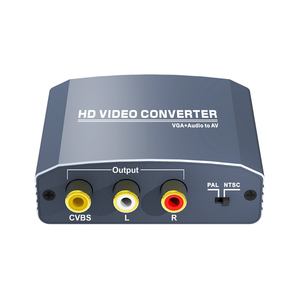 Nuevo buen convertidor de audio VGA + Audio a AV HD Video Audio compatible con resolución 480p/ 576p/ 720p/ 1080p/ 4K para HDTV STB - Product Image 5