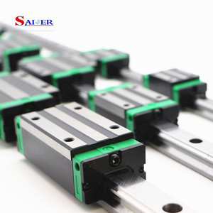 Piezas de máquina enrutadora CNC, guías lineales RG30 RG35 RG45, rieles lineales con bloques de guía lineal, sistema de riel de guía lineal