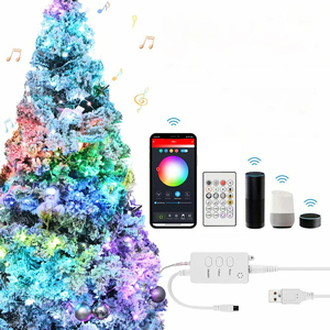 結婚式のクリスマスのための音楽リモコン付き10MLED電球ストリングライトUSB色変更トゥインクルレインボーフェアリー照明 - Product Image 2