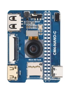 Scheda Base Nano (C) per Raspberry Pi Compute Module 4, stesse dimensioni del CM4, fotocamera integrata 8MP