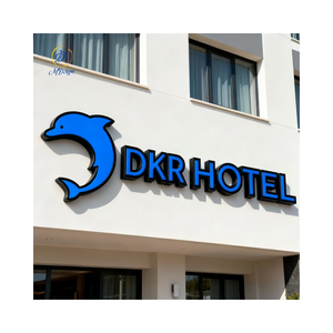 Дизайн вывески для ресторана, индивидуальный логотип, вывеска «Открыто» для бизнеса, наружная светодиодная вывеска с объемными буквами, светодиодный логотип для ресторана - Product Image 3