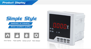 120/120MM monofase AC analogico LED voltmetro intelligente pannello digitale con registratore di tensione - Product Image 6