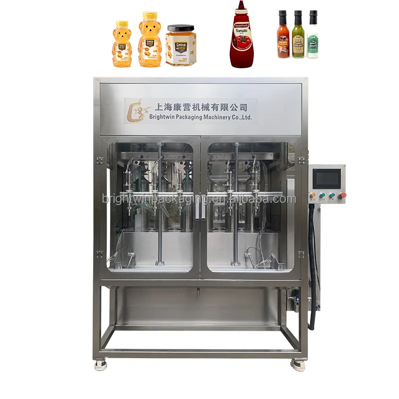 Dispositivo pneumatico automatico dell'attrezzatura della macchina di rifornimento del miele per la salsa in scatola del condensatore liquido dell'acqua