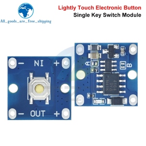1/5PCS Light Touch Elektronisches Schalter modul Bistabiler Druckknopf Ein-Knopf-Schalttafel Druckknopf Selbstsicher ndes PWM