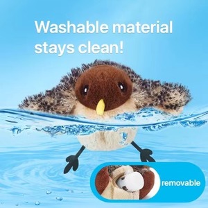 充電式電気シミュレーション鳥のリモコンおもちゃ羽ばたき翼猫鳥のさえずりぬいぐるみインタラクティブペットの動きのおもちゃ - Product Image 5