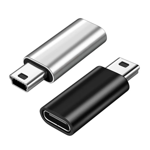 迷你USB转C型适配器5针公迷你USB转母USB C型数据传输连接器，用于GoPro MP3摄像机电脑转换器 - Product Image 2