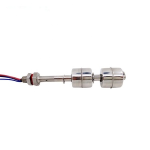 ES12010-2 1A1 120mm 0-110V 10W Sensor Upper and Lower Liquid <strong>Level</strong> 304 Stainless Steel Double Ball <strong>Float</strong> <strong>Switch</strong> - Product Image 1