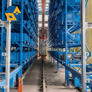 Sistema de recogida automática ASRS de servicio pesado personalizado, estante de paleta de acero, estantería de recuperación para almacenamiento en almacén con estantes