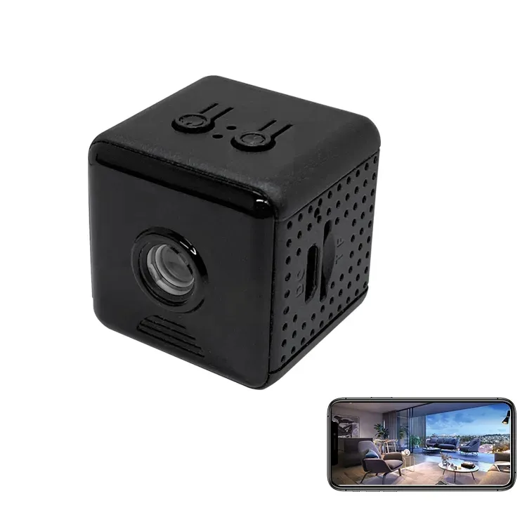 Hệ Thống Camera CCTV IP Hình Khối Thông Minh Không Dây HD 1080P Camera Mini Wifi Tự Động AI