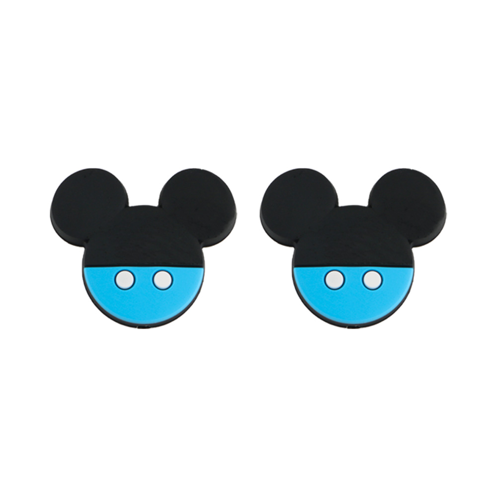 Perle focale en silicone pour souris, bleu ciel SA17-Q