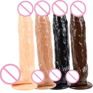 Gelance GL-G3-S 26cm 10,24 Zoll Body Safe Real Penis Realistische <span class=keywords><strong>Dildo</strong></span> Sexspielzeug für Frauen Erwachsene Produkt Große Dildos für Frauen - Product Image 1