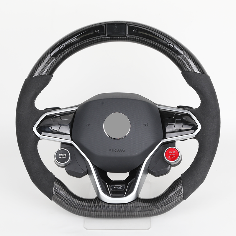 Demi Alcantara + Carbone + LED + Bouton de démarrage