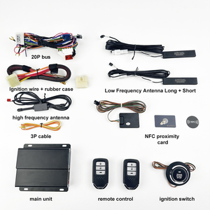 Llave de coche de entrada sin llave PKE inteligente con control remoto, función antirrobo, botón de arranque del motor, alarma de coche de arranque remoto - Product Image 6