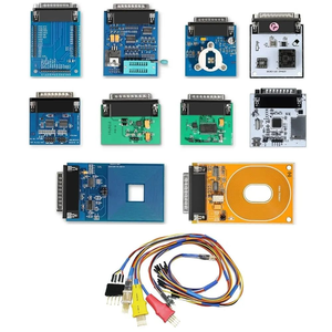 Iprog Pro con 11 adaptadores completos V87 V89 para IMMO OFF KM Radio Airbag Reset Iprog Pro Key Programmer IPROG ECU herramienta de programación