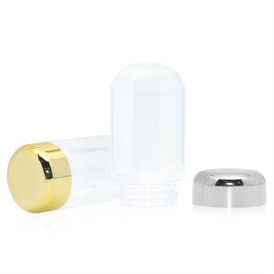 3.<strong>5g</strong> 60ml 100ml Clear Flower Packing Childproof Custom Air Tight Upside Down Glass <strong>Bottle</strong> with Child Safe Screw Lid - Product Image 3