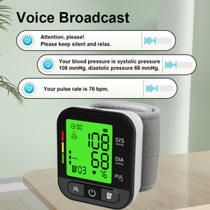 قابلة للشحن BP جهاز رصد الرقمية التوتر السطحي التلقائي جهاز قياس ضغط الدم معصم رقمية ترصد ضغط الدم - Product Image 5