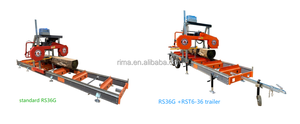 Rima benzinli motor ormancılık makinesi ağaç kesici bant testere günlük ahşap taşınabilir hızar satılık - Product Image 5