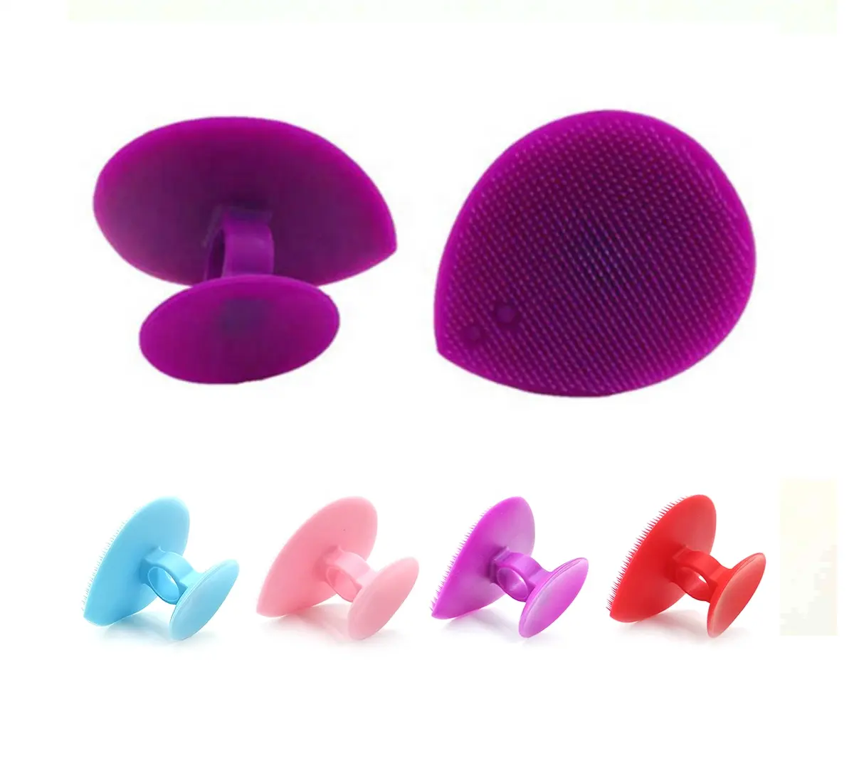 Silicone Beauty Washing Pad Facial Exfoliating Blackhead Face Cleansing Brush Tool Soft Deep Cleaning Face Brushes