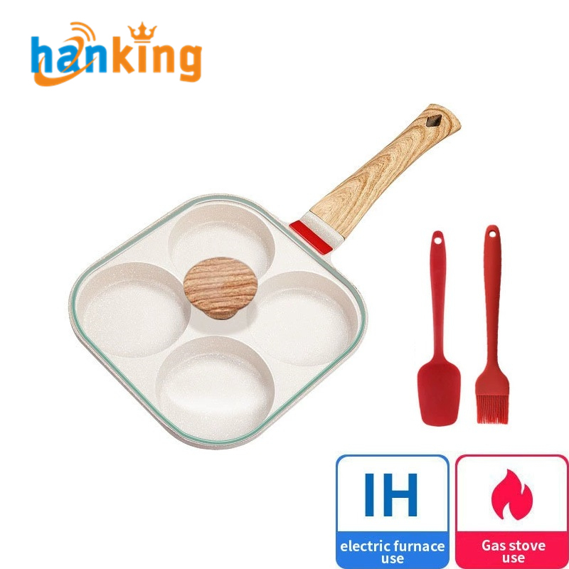 Beige-Style D(With Lid Spatula and Brush)19*19 cm