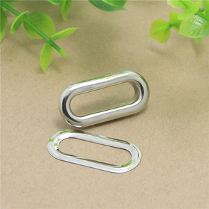 用于皮包和鞋子的金属椭圆形孔眼索环 - Product Image 2