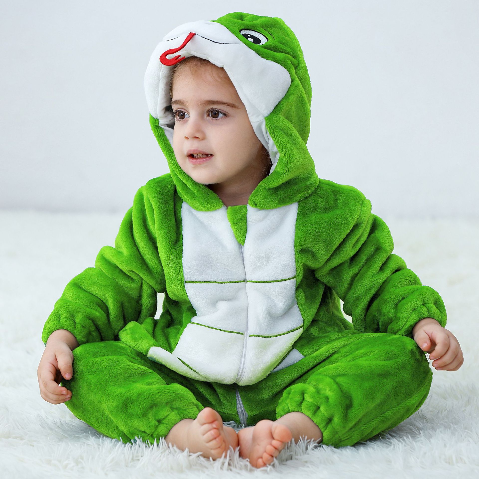 Combinaison rampante serpent vert