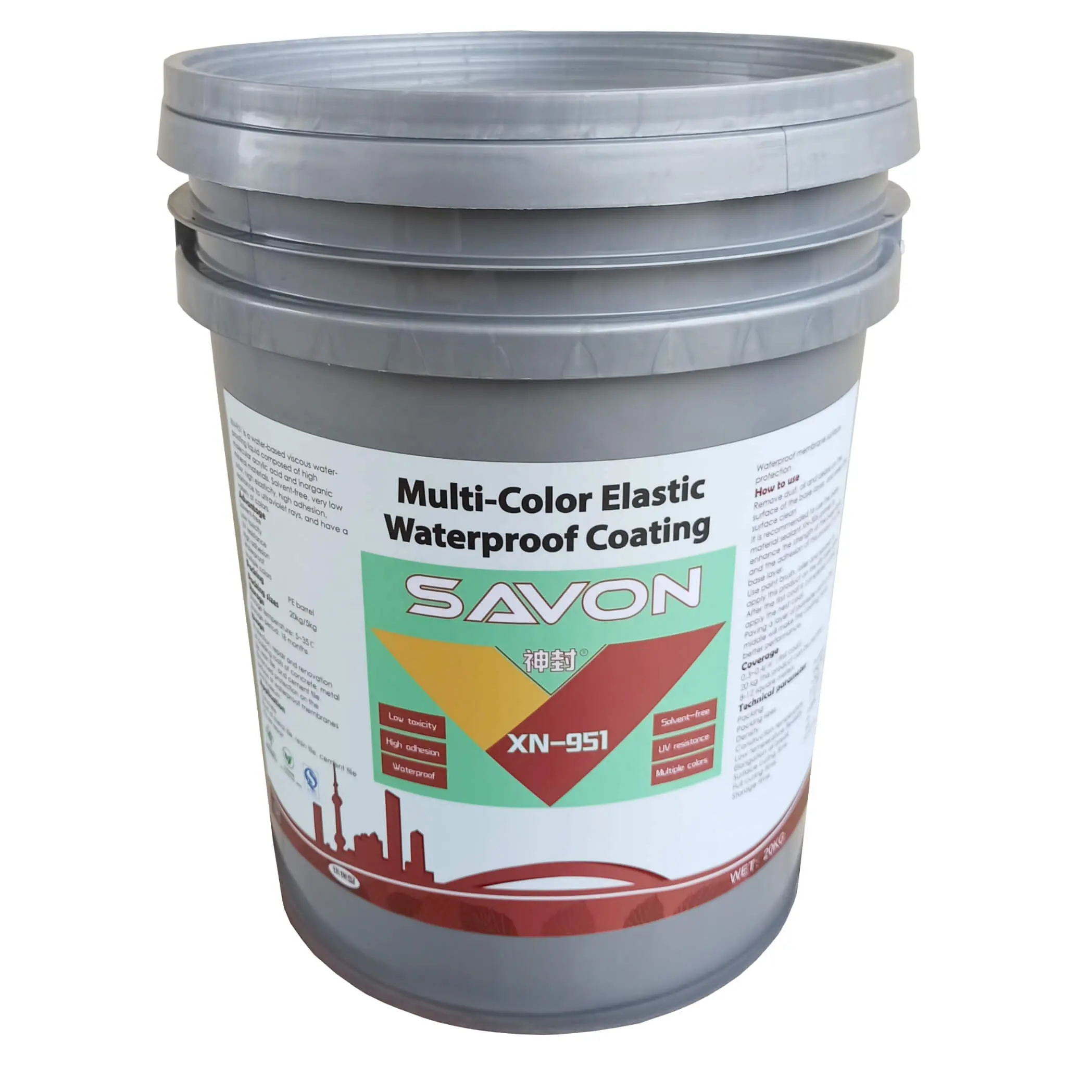 Rivestimenti liquidi a forte adesione per la parete vernice impermeabile colorata Non tossica