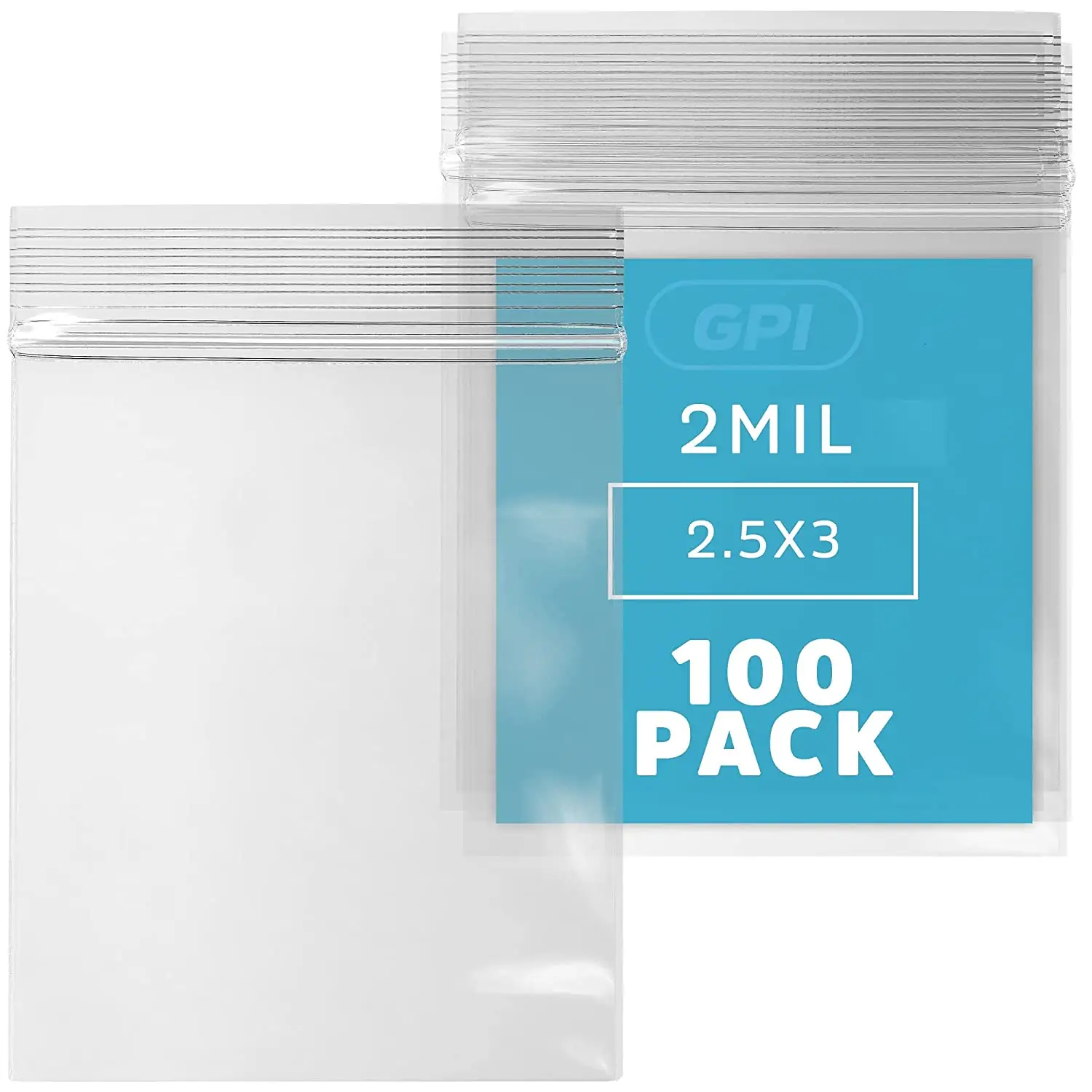 8" x 11" Thick Clear Transparent Reclosable Poly Bags Zip Lock Plastic Envelopes for Paper Prints Photos Cards Food Industry