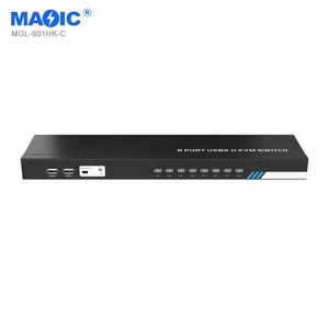 New Full HD <strong>HDMI</strong> KVM Switch <strong>8</strong> <strong>Input</strong> USB Out V1.4 <strong>HDMI</strong> 4K 30Hz Video <strong>Switcher</strong> with IR for Monitors