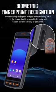 Fashionable 5.5 Inch Handheld PDA Barcode Scanner Printer <strong>All</strong>-<strong>in</strong>-<strong>One</strong> <strong>Portable</strong> <strong>Android</strong> 11 POS Terminal 3+32G NFC SIM Card Stock - Product Image 5