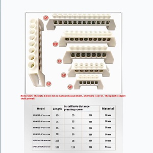 BANGCAN Distribución de energía Eléctrica Fijo/ajustable Bloque de terminales de tornillo 6X9 8X12 - Product Image 6