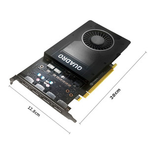 Tarjeta gráfica profesional Quadro P2200 5G GDDR5X 1280 núcleos CUDA para modelado dibujo de renderizado 160GBps/200Bit/200GBps/CUDA - Product Image 3