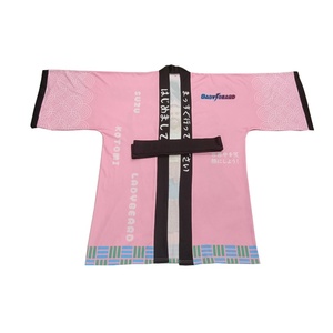 定制设计3D印花Happi外套日本和服女装