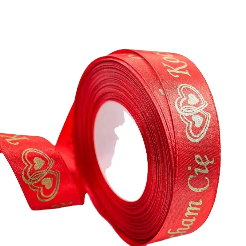 Satin Ribbon Straps Webbing Polyester Solid Color Double Color Gift Factory Wholesale