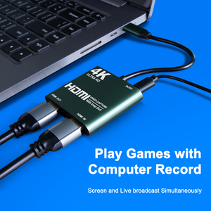 Doonjeiy 4K 60Hz HDTV USB 2.0ビデオキャプチャカードループボード出力タイプCライブストリーミング放送ゲームレコードキャプチャ用 - Product Image 6