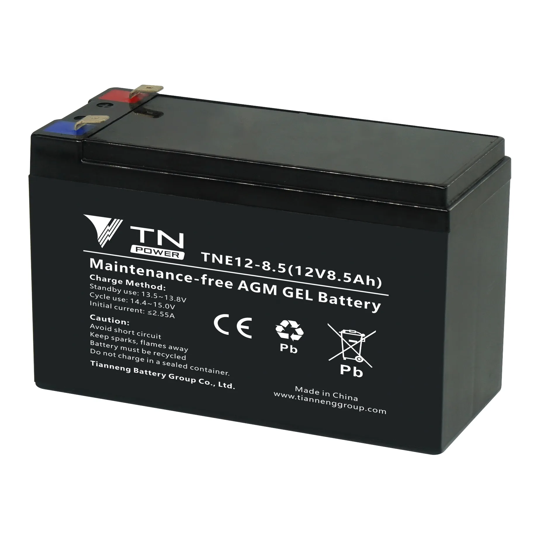 AGM Battery Manufacturers China Deep Cycle Battery 12V 8.5Ah For Electric Kid's Bicycles