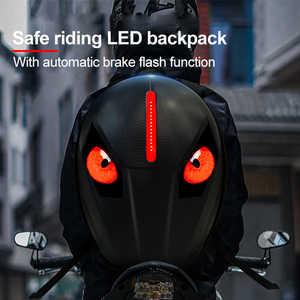 Carcasa dura impermeable Conexión inalámbrica Wifi con función de flash de freno Digital Diy Bolsa de visualización de mensajes dinámicos Led-Mochila - Product Image 3