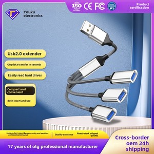 Adattatore per Hub 3.0 USB tipo-C Splitter convertitore OTG Multi-porta per telefono cellulare e Computer funzione di ricarica per Tablet e Ethernet - Product Image 2