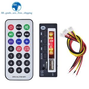 เครื่องเสียงในรถยนต์ tzt USB TF FM วิทยุโมดูลไร้สายบลูทูธ5V 12V MP3 WMA บอร์ดถอดรหัสเครื่องเล่น MP3พร้อมรีโมทคอนโทรลสำหรับรถยนต์ - Product Image 5