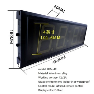 Conto alla rovescia a LED, orologio digitale, orologio, conferenza nella sala segreta dell'esame di ammissione all'università, Timer per la competizione vocale - Product Image 3