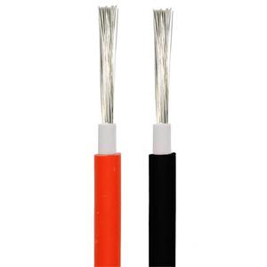 Fabrika toptan 10 AWG 6mm2 alçak gerilim GÜNEŞ PANELI tel siyah kırmızı kalaylı bakır teller endüstriyel kullanım 2 çekirdekli tek PV kablosu - Product Image 4