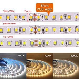Arka işık 12v 24v sıralı Smd 2835 5050 yatay bükme Pixe Rgb Rgbw renk akıllı Ir 5m 10m piksel Cob Led şerit ışık - Product Image 2