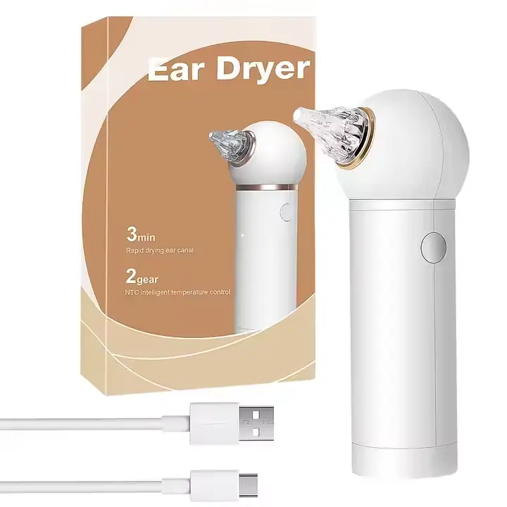 Secador de orelha profissional para bebês, secador de ar quente para banho e natação, ideal para adultos
