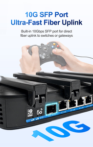 Tốc độ không dây cực cao 19000Mbps Wifi 7 Bộ định tuyến ba băng tần mạng openwrt Bộ định tuyến Wifi 7 lưới Bộ định tuyến Gigabit Bộ định tuyến đa Sim - Product Image 4