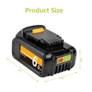 เปลี่ยนแบตเตอรี่4Ah 6Ah สำหรับ D E W A L T เครื่องมือไฟฟ้า DCB201 DCB204 DCB205 18V 20V แบตเตอรี่ Li-Ion D E W A L T - Product Image 3