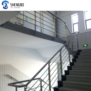 Lan can thanh lịch & tay vịn trong nhà ngoài trời 304 thép không gỉ chải ống tròn chống gỉ độ bền cho ban công & biệt thự - Product Image 3