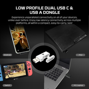 FANTECH SHOOTER III WGP13S Gamepad Turbo modu kablosuz kontrol PS4 2.4G mobil Manette Sans fil profesyonel PC oyun denetleyicisi - Product Image 3